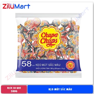 Kẹo mút sắc màu Chupa Chups loại 580g