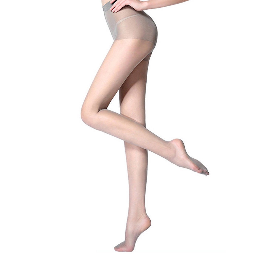 Bộ 1 quần tất mỏng co giãn màu trơn gợi cảm cho nữ