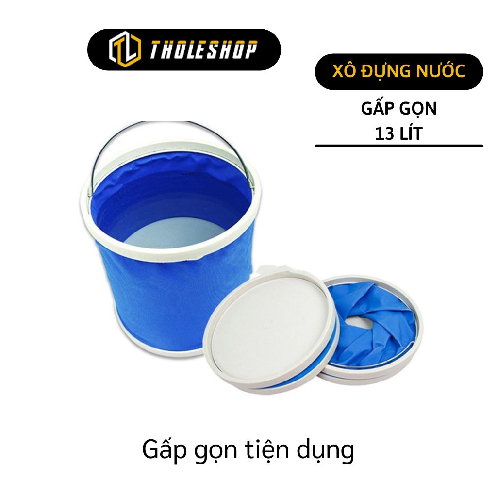 Xô Đựng Nước Gấp Gọn - Thùng Đựng Nước, Dụng Cụ Vệ Sinh Xe Hơi Chống Thấm Nước 5488