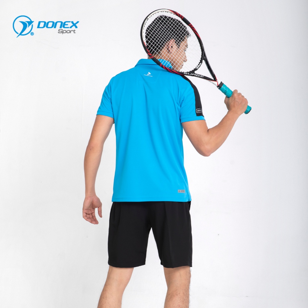 Áo Thể Thao Nam DONEXPRO Form Classic, Cổ Polo, Logo In Tinh Tế, Chất Thun Mè Thoáng Mát MC-9038