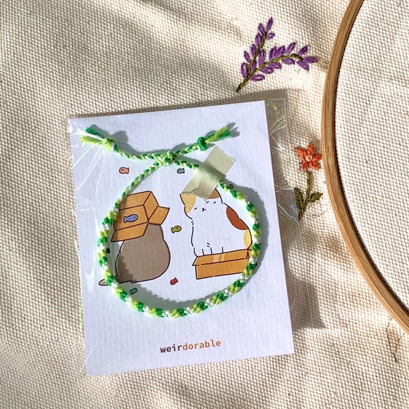 Vòng chỉ mảnh handmade