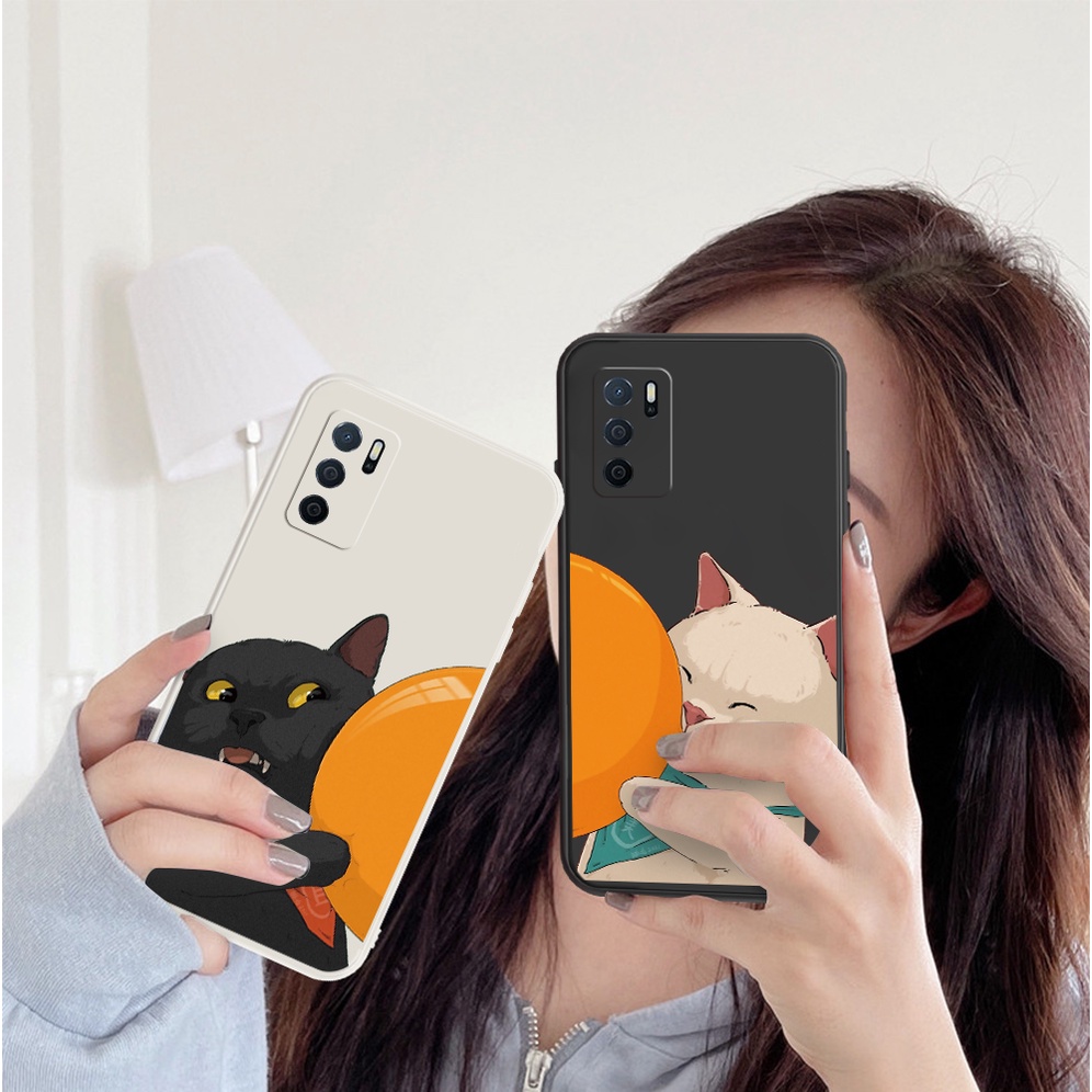 Ốp Điện Thoại Mềm Hình Mèo Cho iPhone SE3 2020 13 Pro Max 12 Pro Max 11 Pro Max X Xs Max Xr 6P 7P 8P 6 7 8 SE 2020