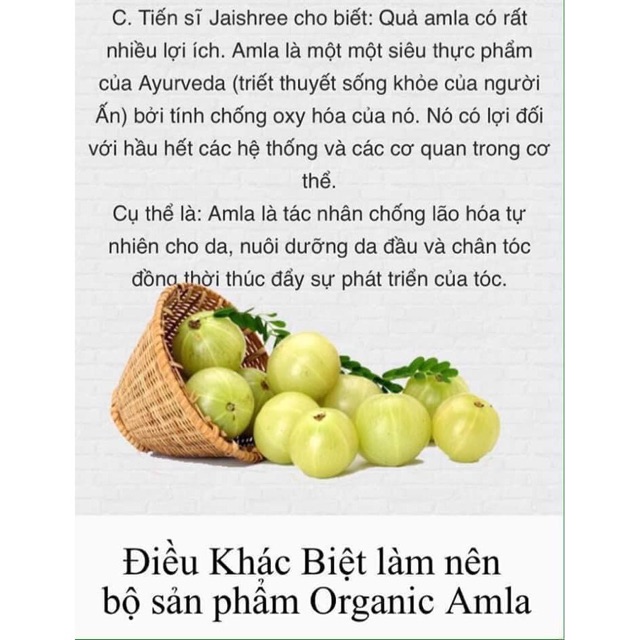 Combo DẦU GỘI_XÃ Amla❤️❤️Ngăn rụng tóc, kích thích mọc tóc | BigBuy360 - bigbuy360.vn