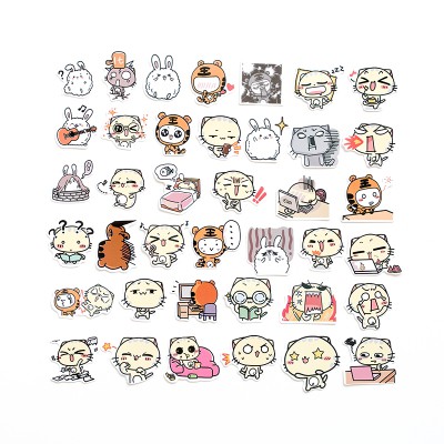  Bộ 40 miếng sticker dán trang trí hình CC CAT