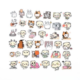  Bộ 40 miếng sticker dán trang trí hình CC CAT