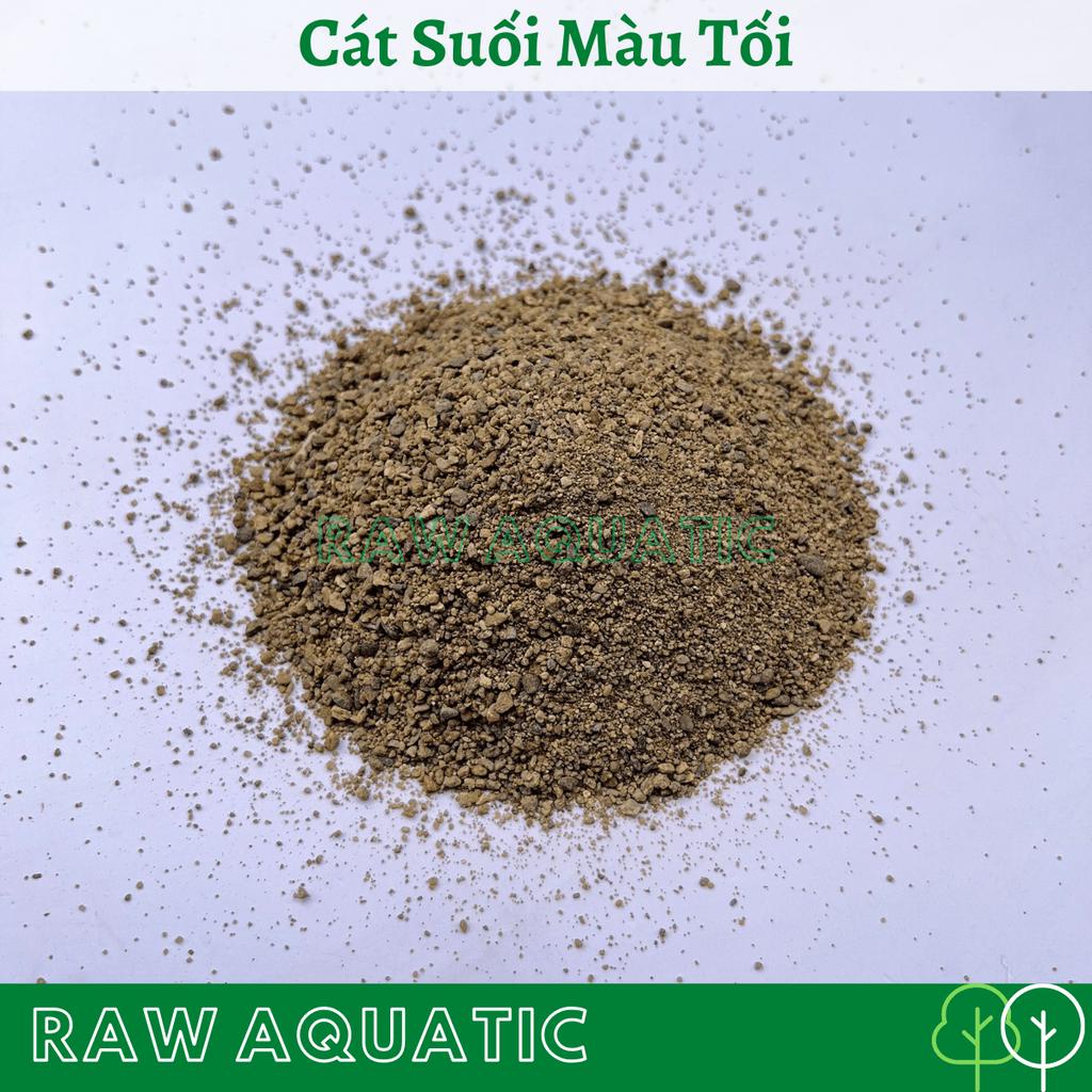 Cát Suối Thiên Nhiên Màu Tối Trang Trí, Setup Bể Cá Cảnh, Bể Thủy Sinh