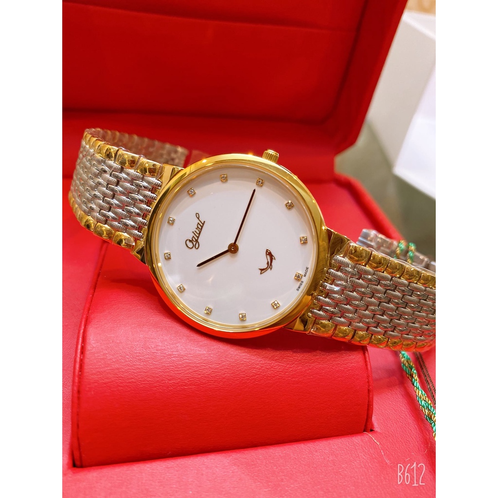 Đồng hồ Ogival OG385-022GSK-T - Size 39mm mỏng chỉ 6mm