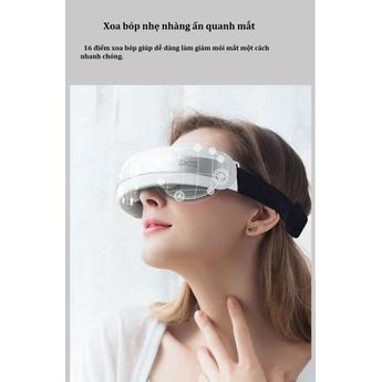 Máy massage mắt Xiaomi Jeeback E9 4 chế độ, có nhạc thư giãn chính hãng cao cấp - Minh Tín Shop