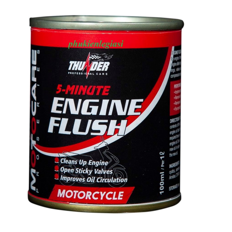 Dung dịch súc nhớt rửa động cơ xe máy Thunder Engine Flush 80ml