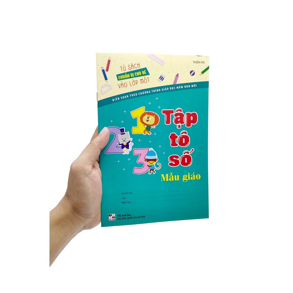 Sách Chuẩn Bị Cho Bé Vào Lớp Một - Tập Tô Số - Mẫu Giáo