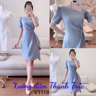 Đầm xoè đính ngọc m/l/xl/2xl
