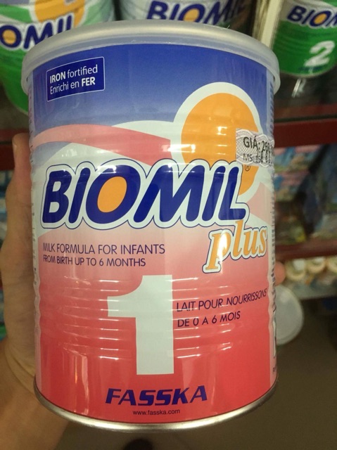 Sữa bột BIOMIL Plus 800g (Đủ số 1,2,3)