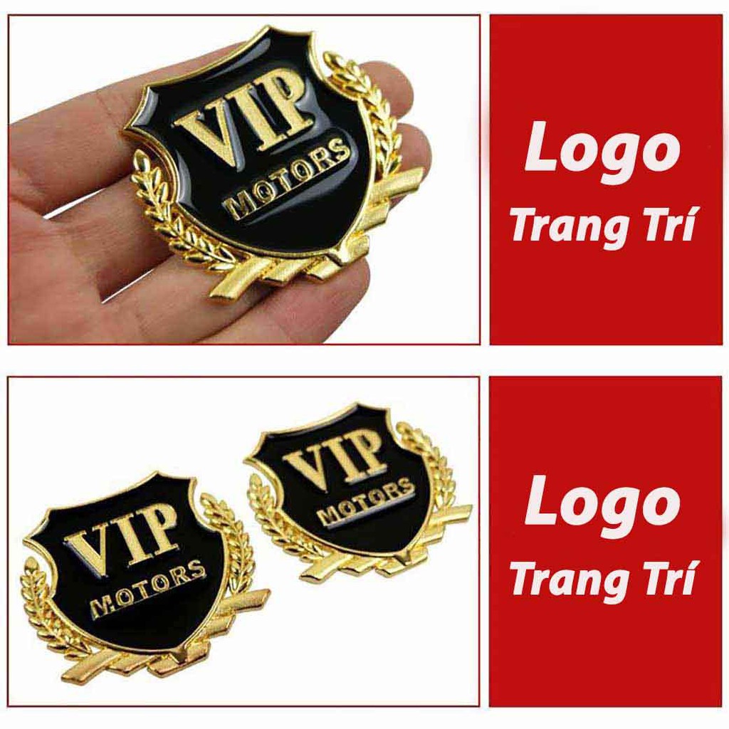 Logo Trang Trí Ô Tô - Hình Bông Lúa Toyota/Hyundai/Vip/Kia + CT(99k)