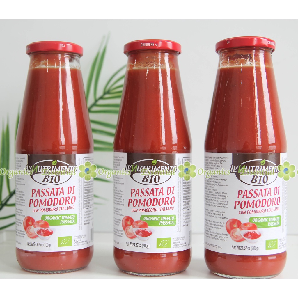 Sốt cà chua Ý hữu cơ IL Nutrimento 700g