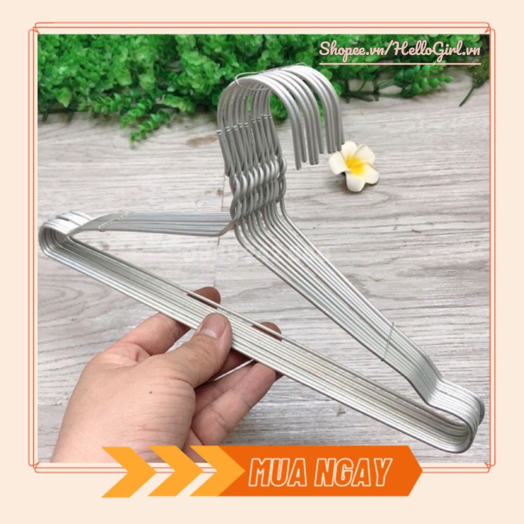 SET 10 Móc Nhôm Quần Áo Trẻ Em Size 29cm #MT1001