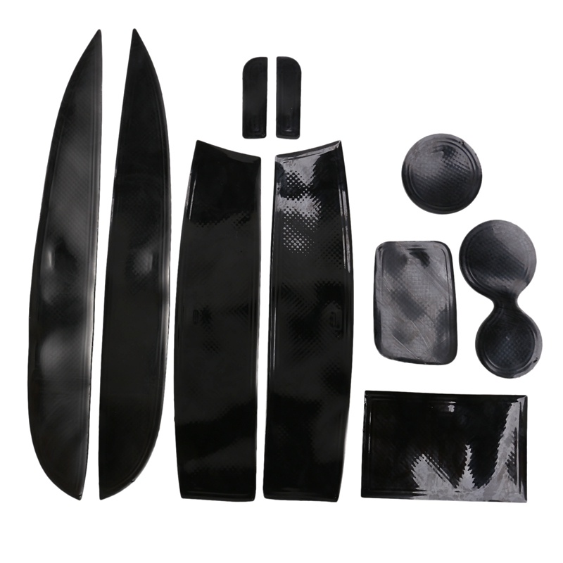 Tấm lót rãnh cửa 10 cái cho Renault Clio 4 Trang trí nội thất Cổng chống trượt Khe cắm Cup Pad Kiểu dáng xe hơi