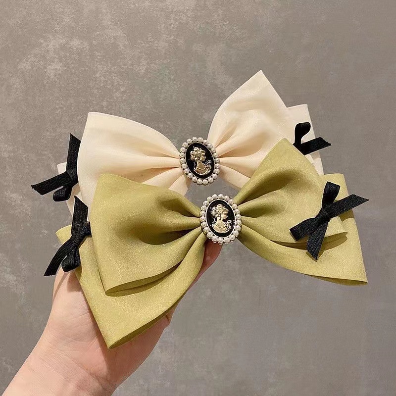 Kẹp tóc nữ nơ hợp kim phong cách hàn quốc đẹp