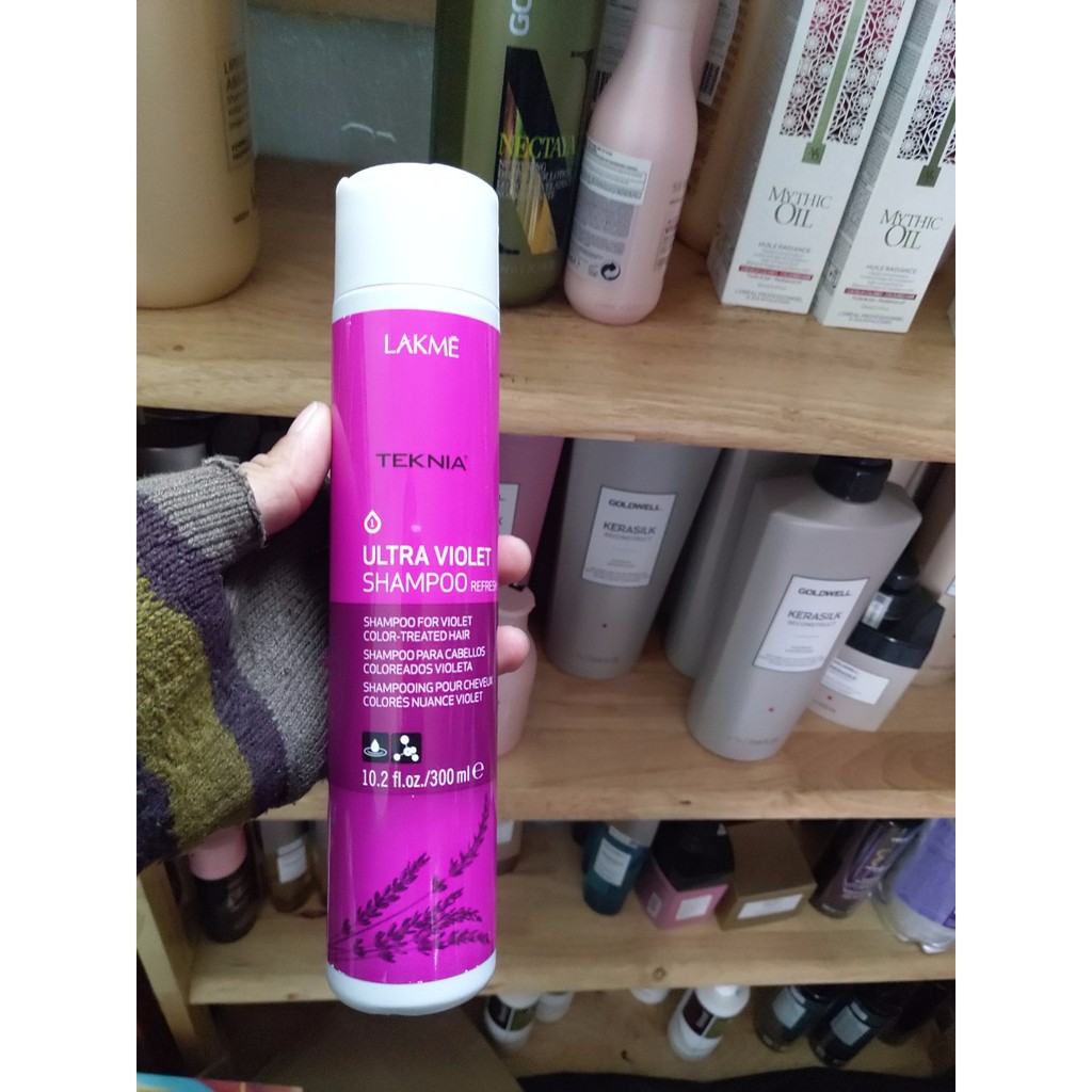 ✅LAKME_SPAIN_Dầu gội dành cho tóc nhuộm màu tím LAKME TEKNIA 300ML New 2020