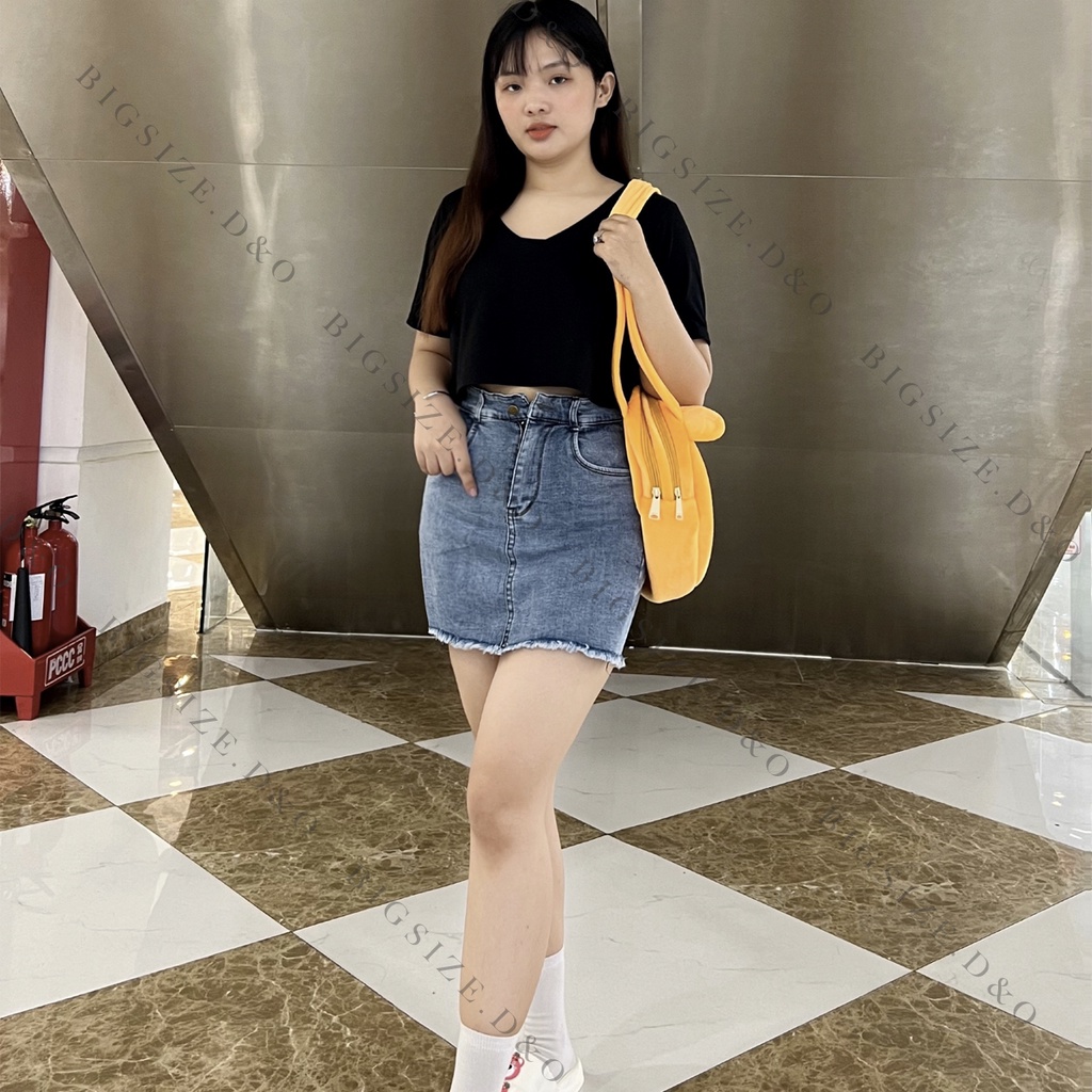 [Bigsize 58-90kg] Quần Short Giả Váy Đậm 4065/ Nhạt 4063, Lưng Cao, Co Giãn Mạnh