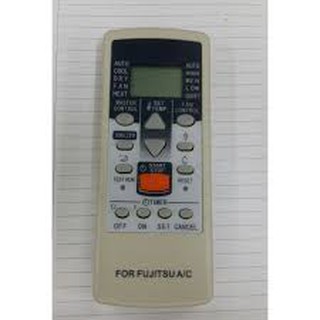 Điều khiển điều hoà Fujitsu Nút cam - Điều khiển điều hoà (remote máy lạnh) FUJITSU - GENERAL