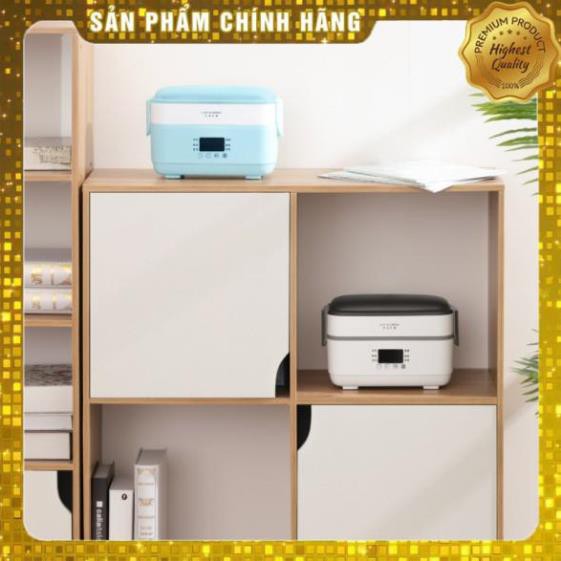 Hộp cơm cắm điện hẹn giờ F36, 2 tầng 3 ngăn, nấu chín, hâm nóng, giữ nhiệt cho thức ăn | BigBuy360 - bigbuy360.vn