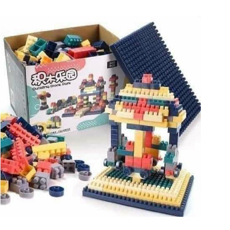 Bộ Đồ Chơi Lắp Ghép Hình Lego 520 Chi Tiết Cho Bé - Trò Chơi Tăng Khả Năng Sáng Tạo Cho Bé Yêu