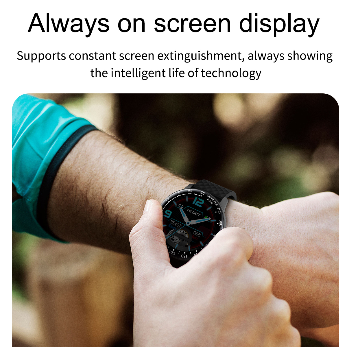 🥭New Fashion🥭H30 Smart Watch DIY Watch Face Full Touch Round Screen Heart Rate Blood Pressure Monitor Sports Smart Watch