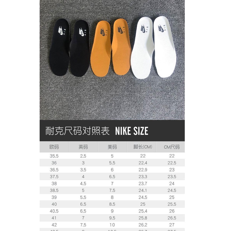 Thích Hợp Cho Nike Air Force No. 1 Miếng Lót Giày Thể Thao Khử Mùi Cổ Thấp Màu Trắng Đen