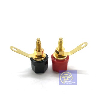 [Mã ELHACE giảm 4% đơn 300K] 02 cái cọc loa đơn đỏ đen loại tốt
