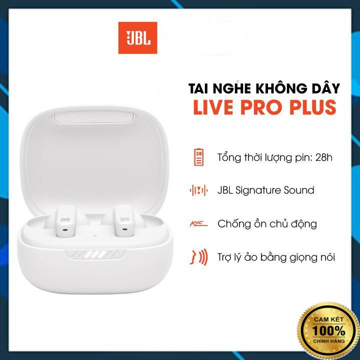 Tai Nghe Bluetooth JBL Live Pro Plus Bản Quốc Tế Đỉnh Cao Siêu Bass Chống Ồn Tai Nghe Không Dây Cho Ip Android
