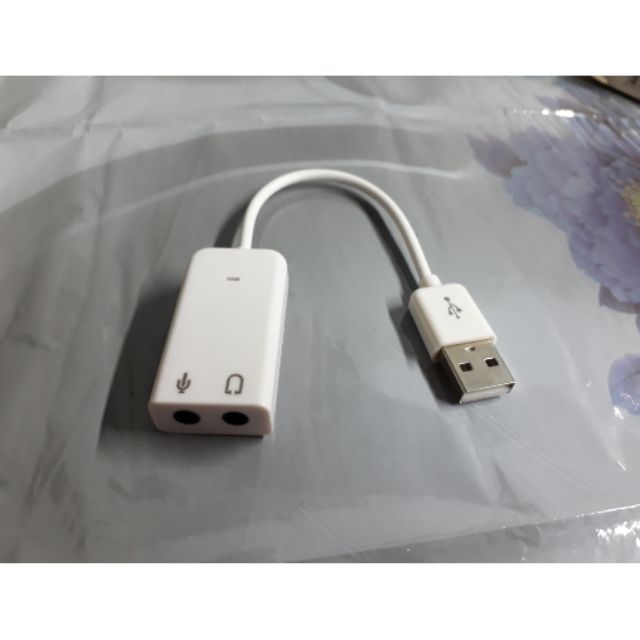 Usb sound dây 7.1 ( cáp chuyển đổi usb ra âm thanh cổng 3.5)