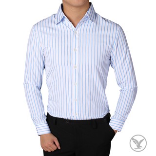 Sơ mi cao cấp sọc xanh nhạt