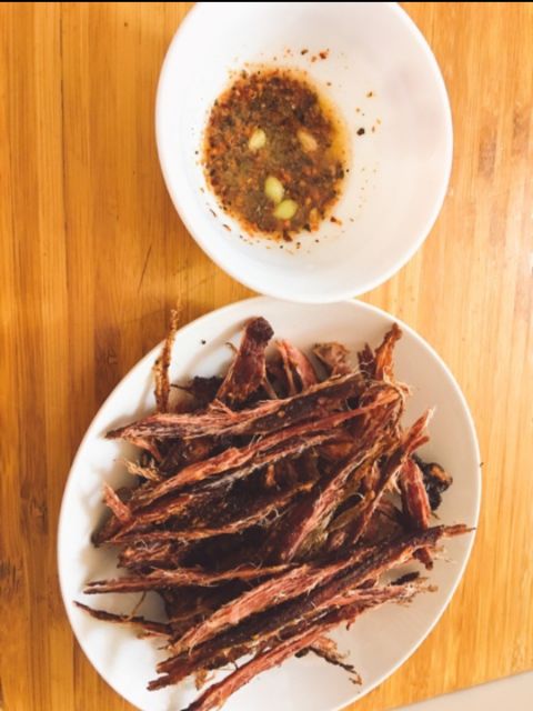 Thịt lợn gác bếp hương vị Tây Bắc siêu ngon thơm lừng mắc khén, đóng gói 500gr sấy khô | BigBuy360 - bigbuy360.vn