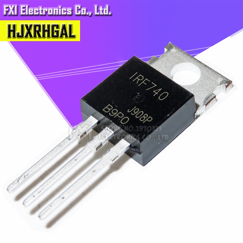 10 chiếc IRF740PBF IRF740 TO-220 IRF740P TO220 Mới nguyên bản