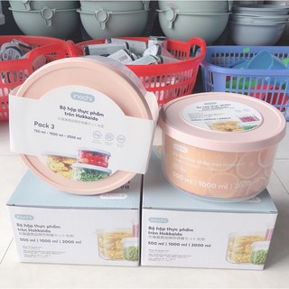 Hộp Thực Phẩm Nhựa Không Mùi INOCHI  - Hộp Quay Đồ Ăn Nhanh Trong Lò Vi Sóng Hình Tròn