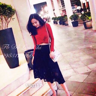 Áo kiểu xoén eo Tay Dài