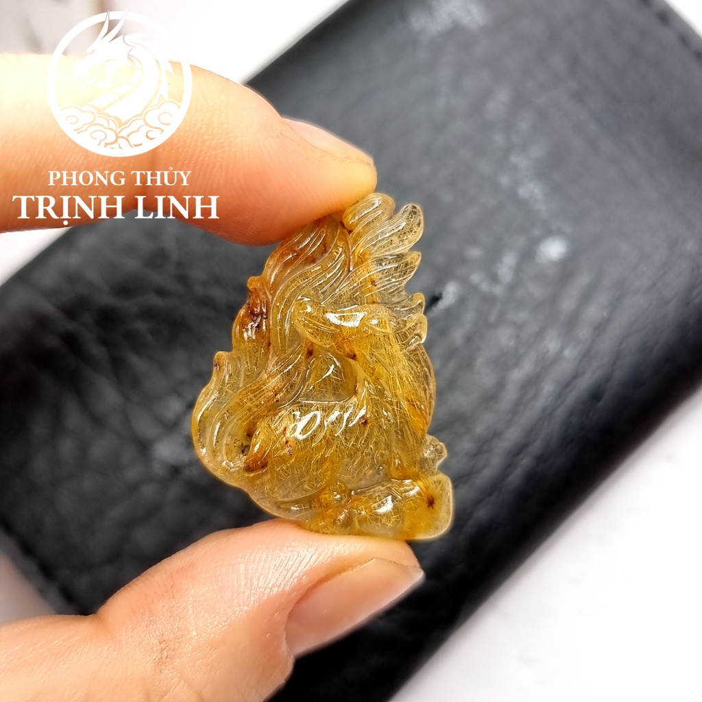 Mặt dây chuyền Hồ ly tiên chúa tóc vàng thiết kế lô 01