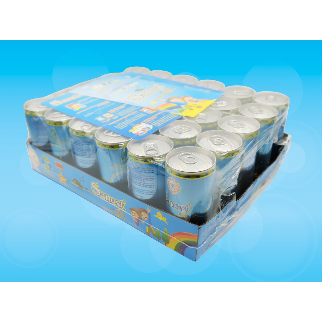 Nước Yến sào Khánh Hòa Sanest Kids đóng lon -0162