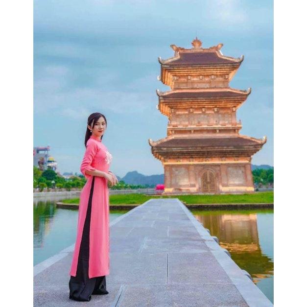 ÁO DÀI LỄ CHÙA HỒNG SEN TAO NHÃ♦️HỖ TRỢ SHIP 30K♦️TOÀN BỘ ẢNH THẬT