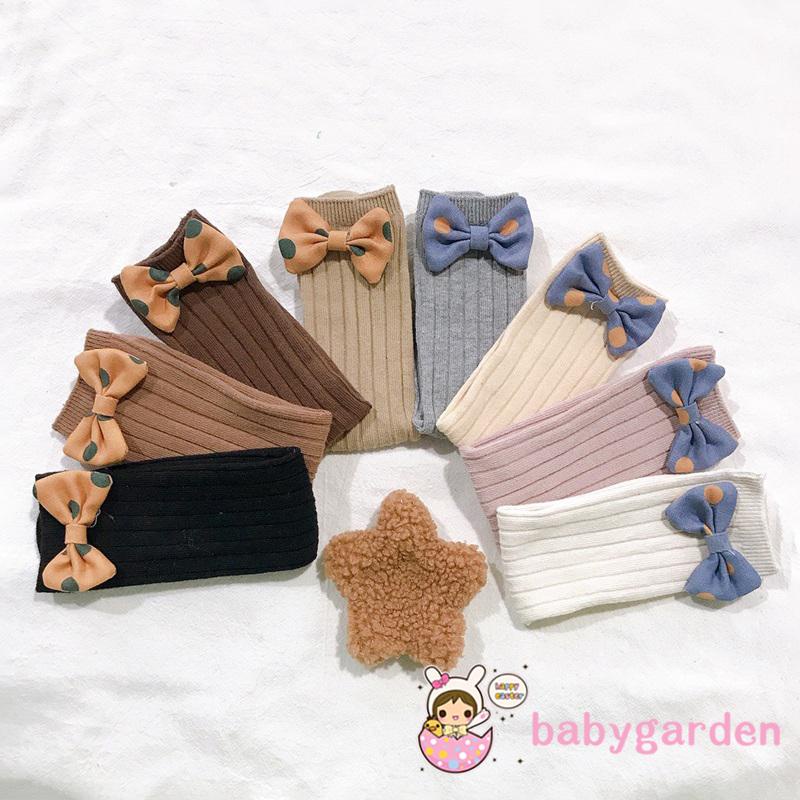 Vớ Dài 30cm Mềm Mại Co Giãn Đính Nơ Đáng Yêu Cho Bé Gái