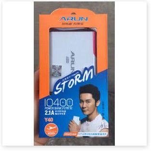 Pin dự phòng Chính hãng ARUN 10.400mah - Bảo hành 12 tháng