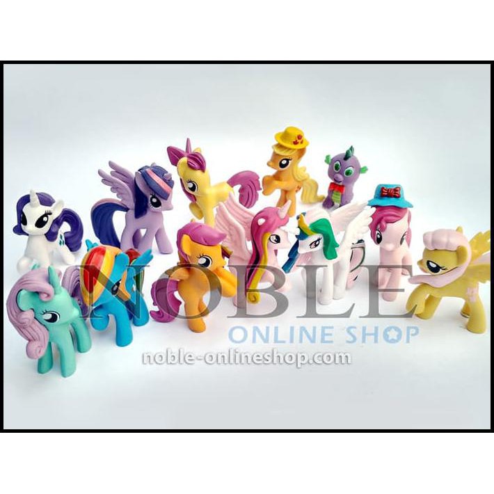 Set 12 Mô Hình Đồ Chơi Các Nhân Vật Trong Phim Hoạt Hình Little Pony-Rainbow Dash-Toy-Vb271