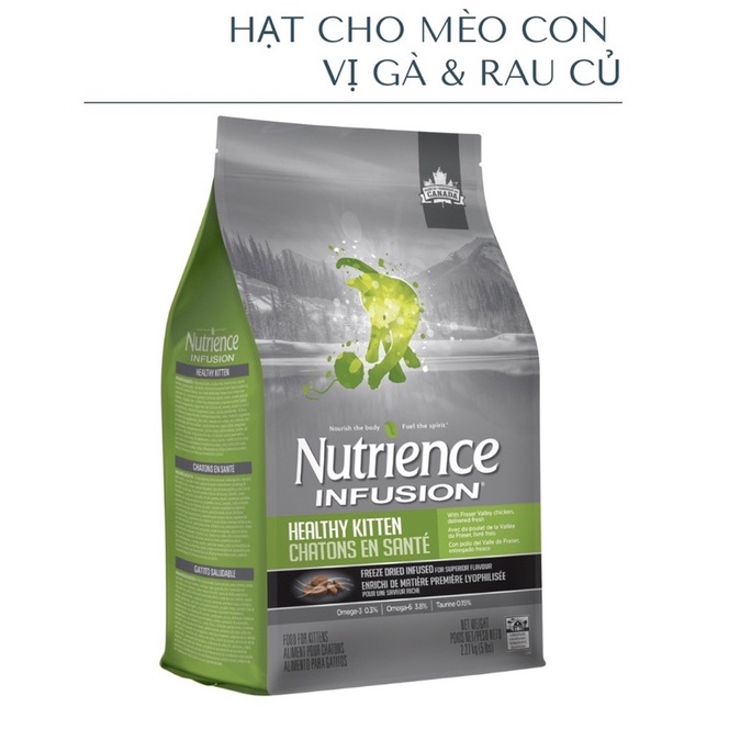 Hạt Nutrience Kitten Cho Mèo Con - Gà &amp; Rau Củ Quả
