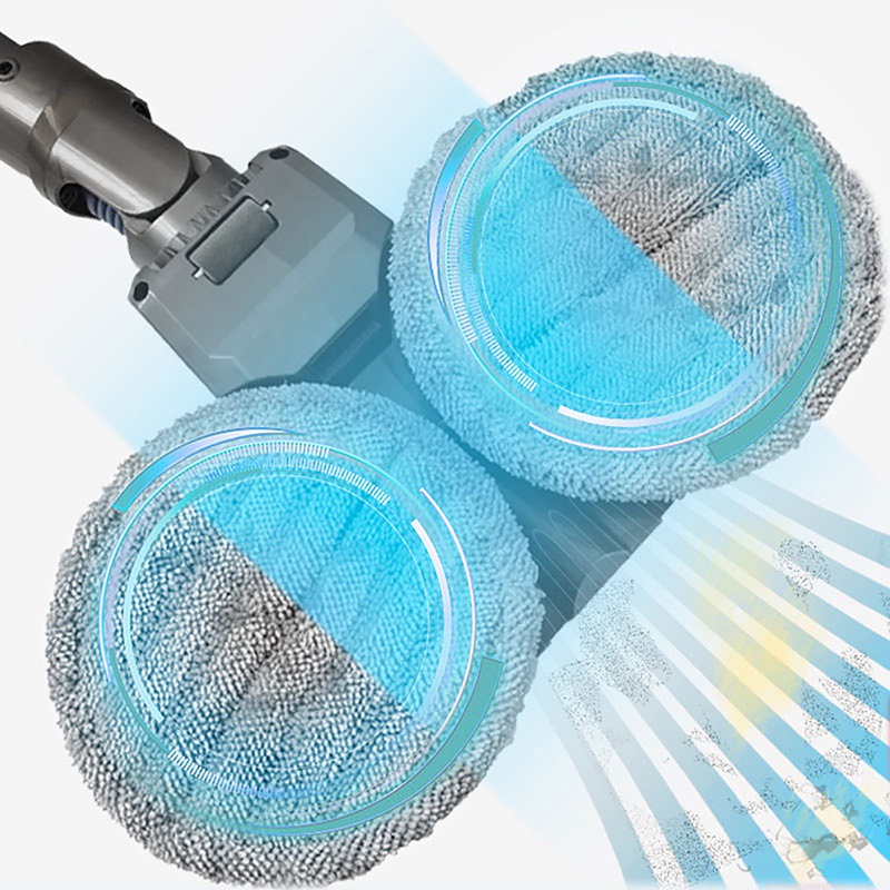 6 cái sợi siêu mịn Bàn chải Đầu lau Vải lau Rag Thay thế cho Phụ kiện máy hút bụi Dyson V6 V7 V8 V10 V11