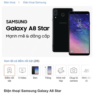 Ốp lưng Samsung A8star