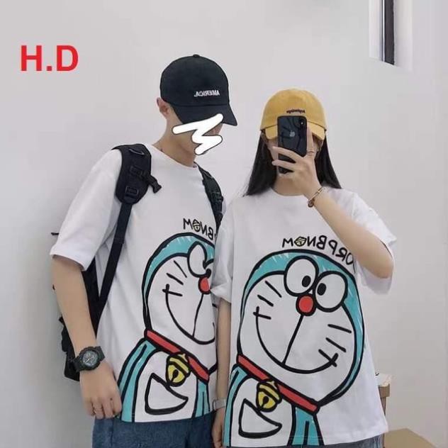 Áo đôi nam nữ ♥️FREESHIP♥️in hình doraemon  ྇