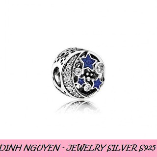 PAN - Charm Vintage Night Sky - Bạc S925 - Charm bạc cho vòng pan