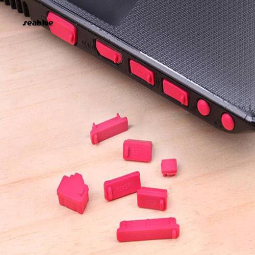 Set 13 Nút Silicone Chặn Chống Bụi Cho Laptop Notebook
