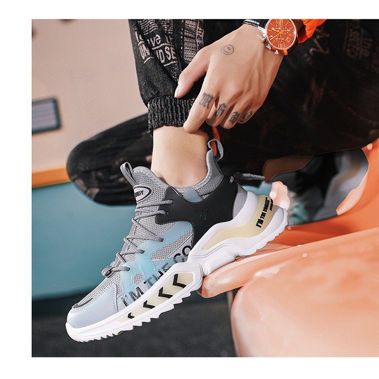 Giày nam ❤️ ️FREESHIP️ XTRA ❤️ Giày thể thao nam tăng chiều cao , sneaker nam chất liệu vải thoáng khí