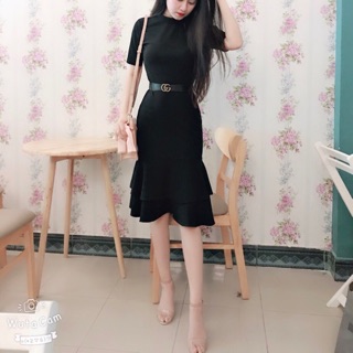 Đầm body đuôi tầng